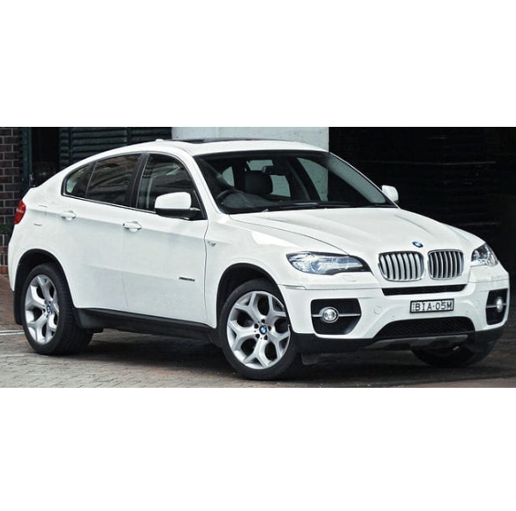 White BMW X6